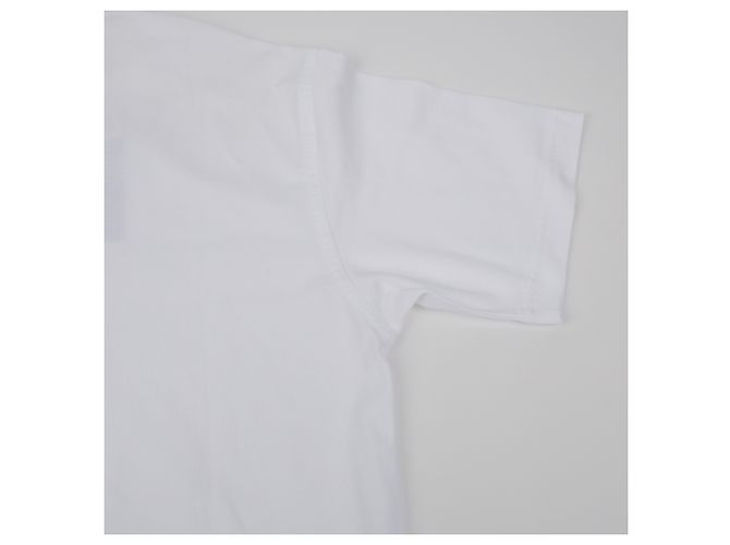 Burberry Camiseta Oversized de Algodón Estampada Blanca - vista 11