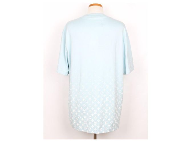 Louis Vuitton T-Shirt mit kurzen Ärmeln und Gradienten-Monogramm - Ansicht 3