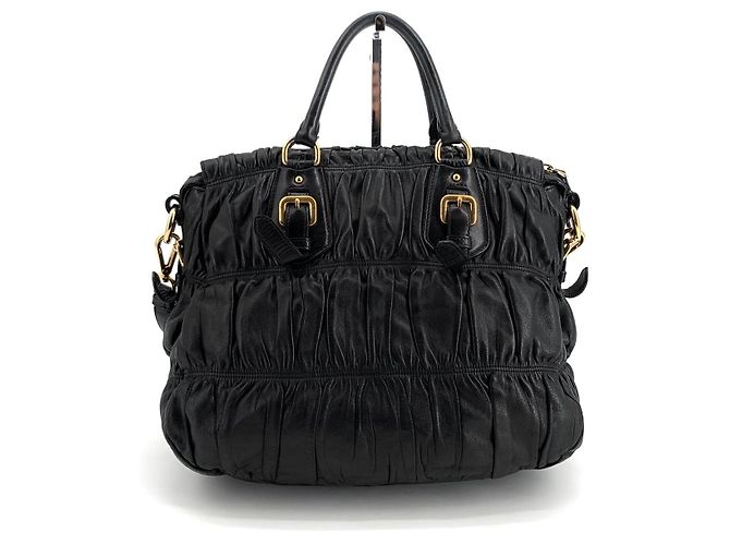 Prada Borsa a tracolla e borsa tote Nappa Gauffre - vista 10