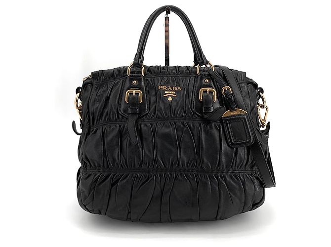 Prada Borsa a tracolla e borsa tote Nappa Gauffre - vista 2
