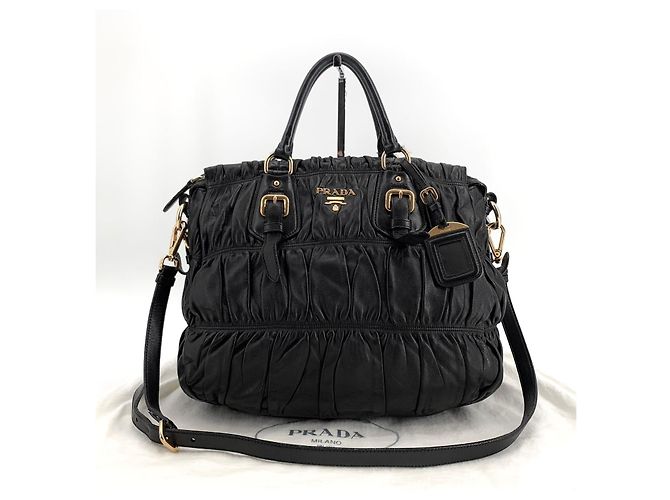 Prada Borsa a tracolla e borsa tote Nappa Gauffre - vista 8