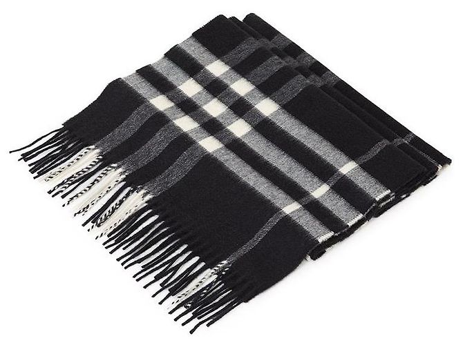 Sciarpa Burberry in cashmere a quadri - vista 3