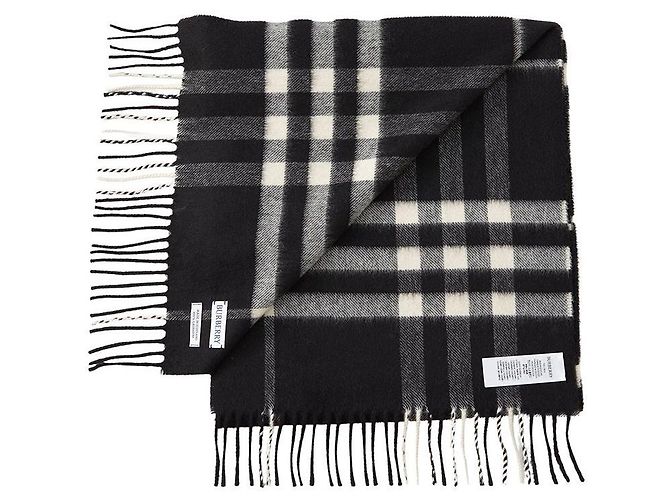 Sciarpa Burberry in cashmere a quadri - vista 4