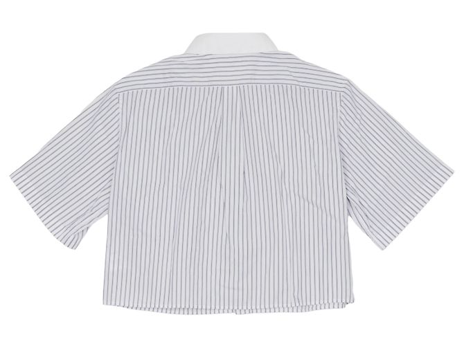 Céline Camicia crop a righe Taglia - vista 2