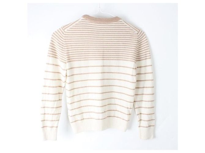 Brunello Cucinelli Kaschmir Strickpullover gestreift - Ansicht 2