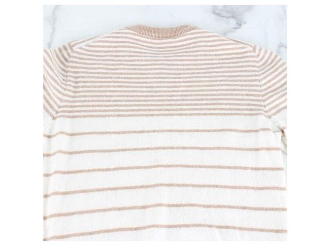 Brunello Cucinelli Kaschmir Strickpullover gestreift - Ansicht 4