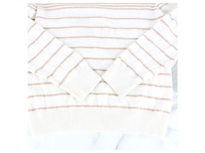 Brunello Cucinelli Kaschmir Strickpullover gestreift - Ansicht 6