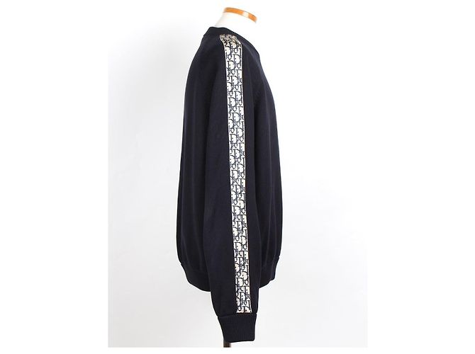 Dior Oblique Insert Knit Navy - vista 5
