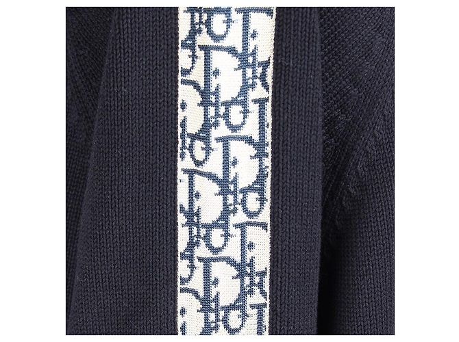 Dior Oblique Insert Knit Navy - vista 7