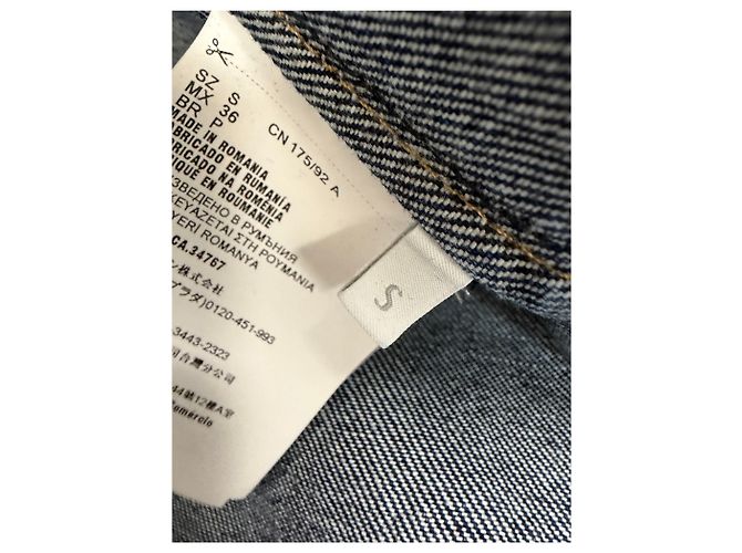 Prada Camicia in denim a maniche corte con tasca logo triangolare - vista 8