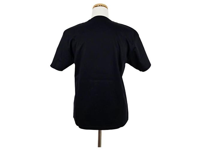 Hermès Maxi Bedrucktes Damen T-Shirt Kurzarm Noir - Ansicht 7