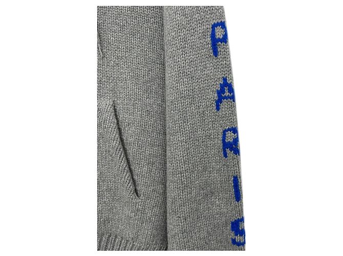 Céline Logo Woll-Hoodie mit Reißverschluss - Ansicht 4
