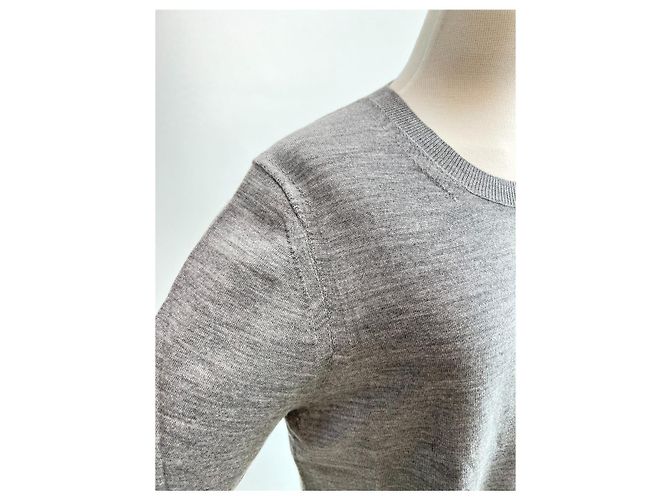 Burberry Damen Strickpullover aus Wolle mit Karomuster und Patches - Ansicht 10