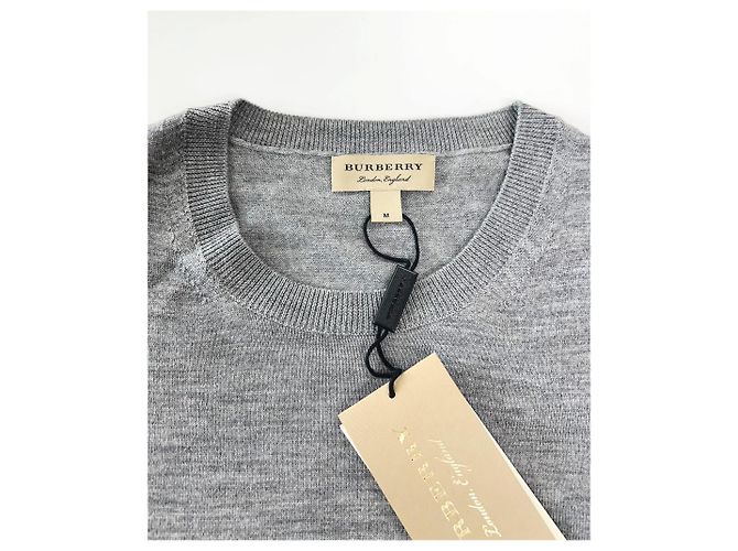 Burberry Damen Strickpullover aus Wolle mit Karomuster und Patches - Ansicht 15