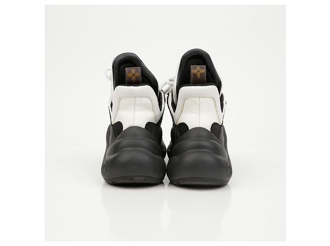 Louis Vuitton Sneakers Archlight in vitello nero - vista 6
