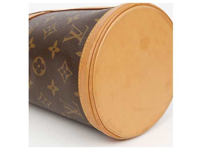 Bucket Louis Vuitton Borsa a Secchiello in Tela Monogram Marrone - vista 12