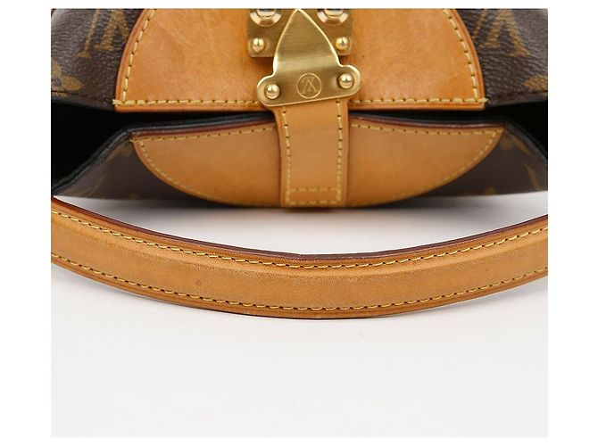 Bucket Louis Vuitton Borsa a Secchiello in Tela Monogram Marrone - vista 13