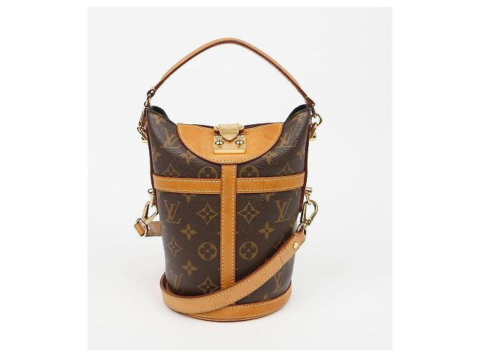 Bucket Louis Vuitton Borsa a Secchiello in Tela Monogram Marrone - vista 2