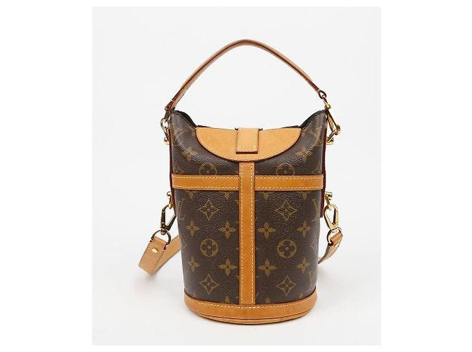 Bucket Louis Vuitton Borsa a Secchiello in Tela Monogram Marrone - vista 5