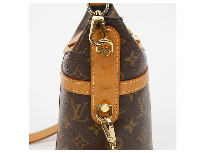 Bucket Louis Vuitton Borsa a Secchiello in Tela Monogram Marrone - vista 8
