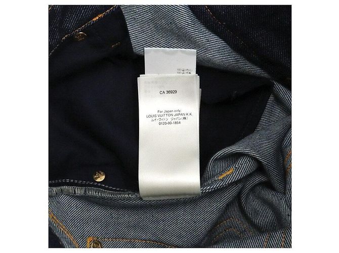 Louis Vuitton Vaqueros flare de denim con monograma y dobladillo curvo para mujer - vista 6