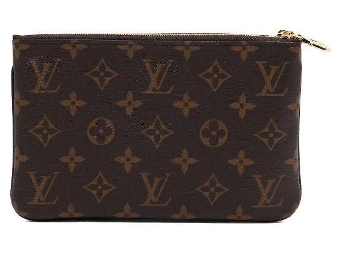 Louis Vuitton Borsa a tracolla Pochette Double Zip in Monogram Giant Reverse Canvas - vista 5
