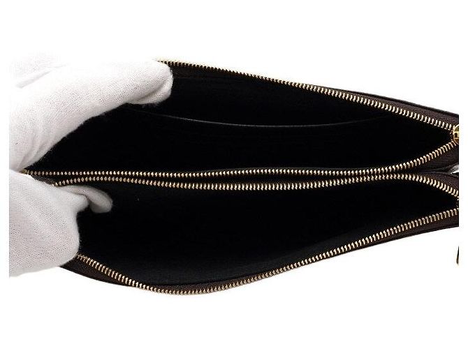 Louis Vuitton Borsa a tracolla Pochette Double Zip in Monogram Giant Reverse Canvas - vista 6