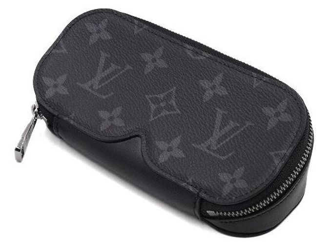 Louis Vuitton Custodia Occhiali Monogram Eclipse GM - vista 3