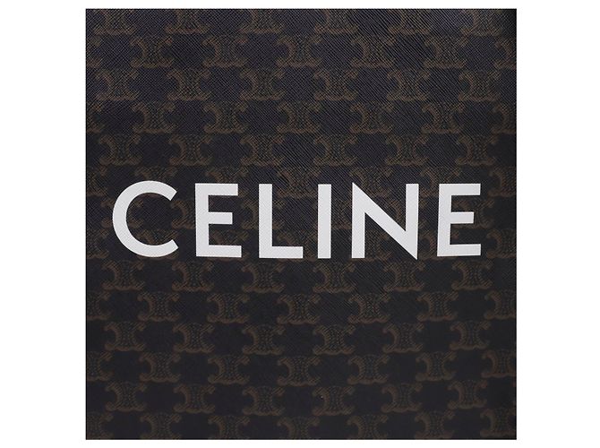 Céline Small Vertical Cabas Tote e Borsa a Tracolla Tan - vista 2