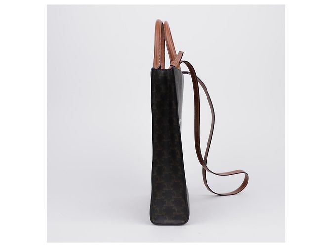 Céline Small Vertical Cabas Tote e Borsa a Tracolla Tan - vista 5