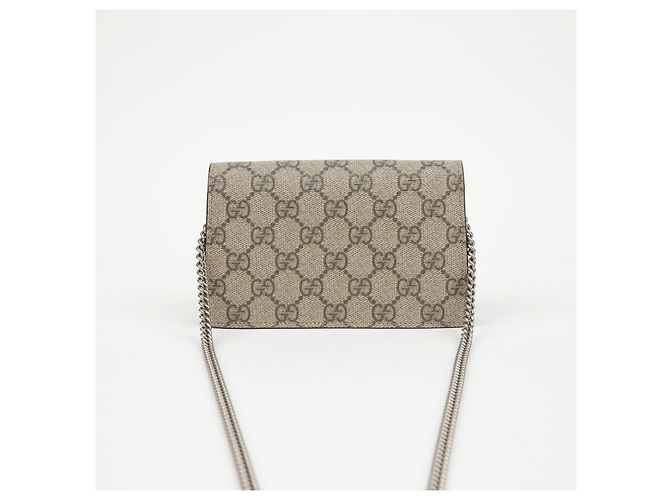 Gucci Borsa a catena Super Mini Dionysus GG Supreme Sand - vista 2