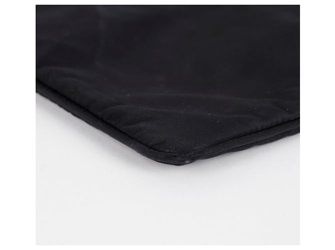 Prada Mini Borsa Tote in Nylon Saffiano Black - vista 9