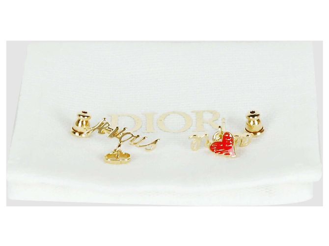 Dior Ohrringe mit Buchstaben-Anhängern - Ansicht 5