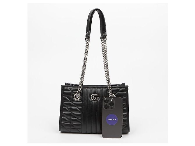 Gucci Bolsa de Ombro GG Marmont Small com Corrente - vista 10