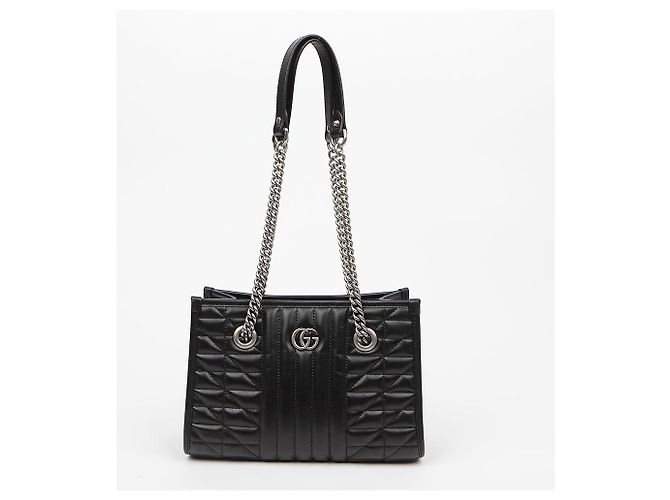 Gucci Bolsa de Ombro GG Marmont Small com Corrente - vista 2