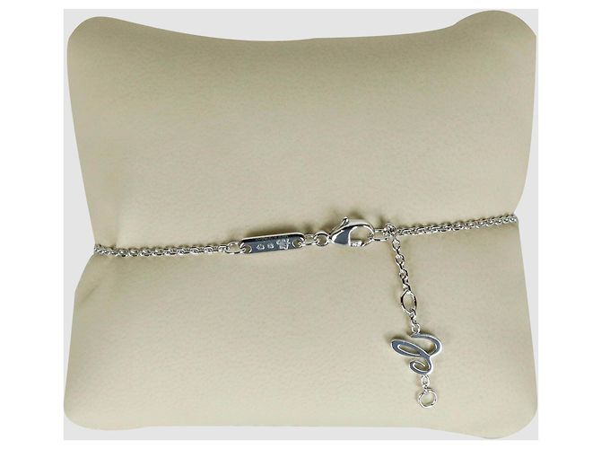 Chopard Pulsera Happy Diamond Heart en oro blanco - vista 6