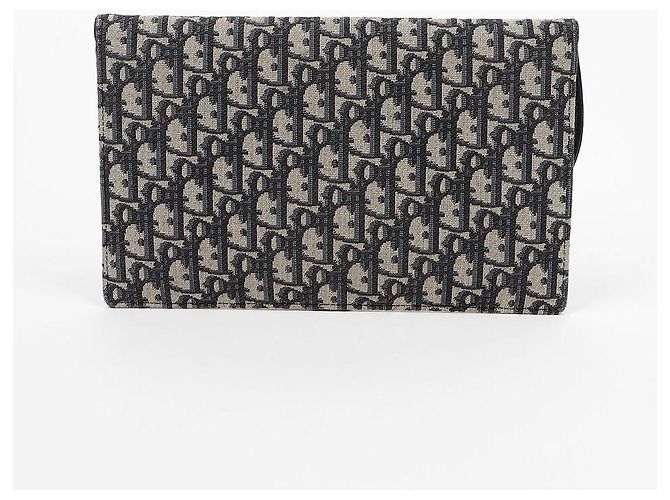 Dior Bolsa Saddle Blue Oblique Jacquard - vista 3