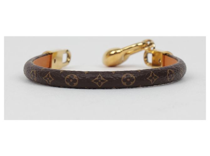 Louis Vuitton Bracciale Crazy In Lock in canvas Monogram - vista 4