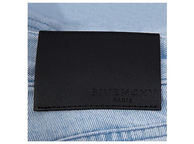 Givenchy Vaqueros de denim azul claro corte recto - vista 16