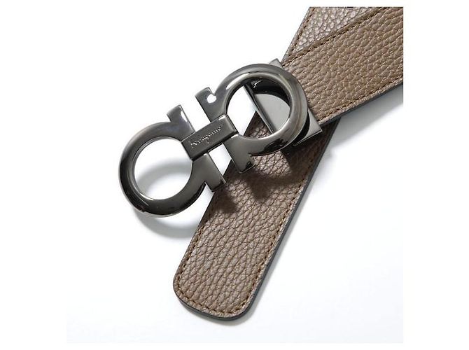 Salvatore Ferragamo Reversible Gancini Belt - view 3