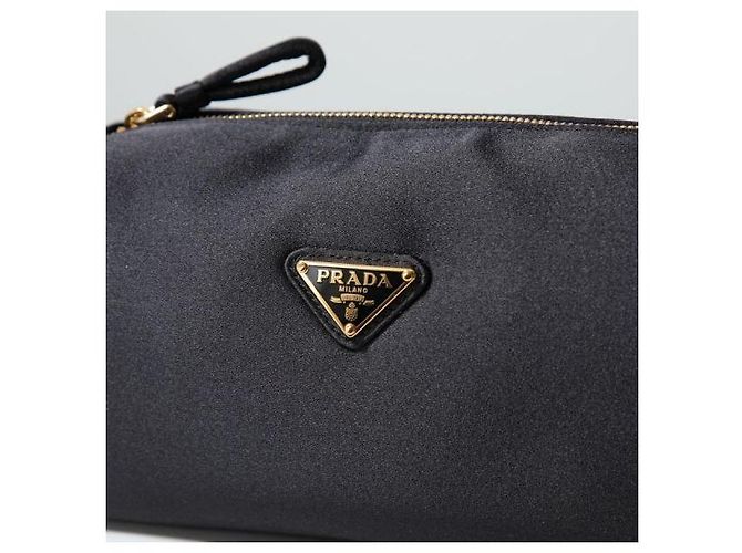 Prada Satin Mini Tasche Schwarz - Ansicht 8