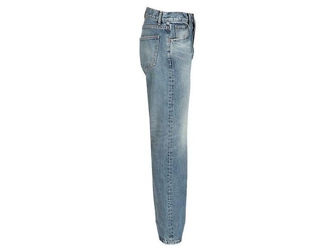 Céline Jean Boyfriend en Denim de Coton - vue 4