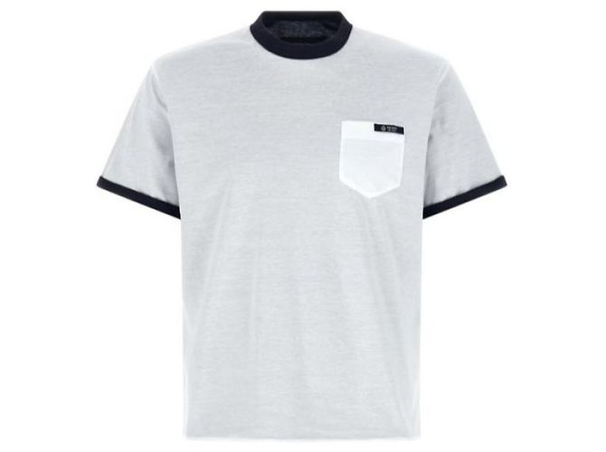 Prada T-Shirt de algodão reversível - vista 2