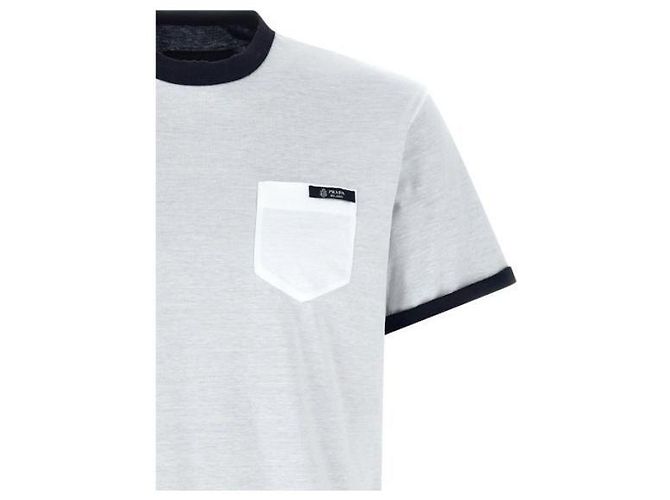 Prada T-Shirt de algodão reversível - vista 5