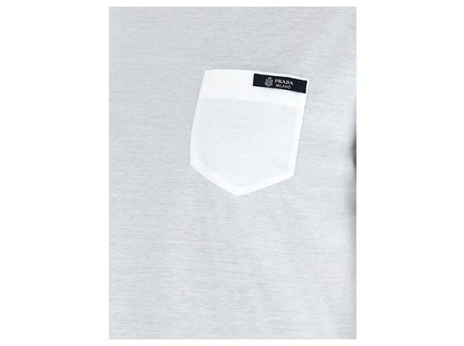 Prada T-Shirt de algodão reversível - vista 6