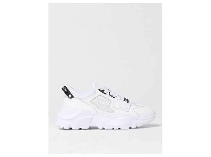 Sneakers Versace Speedtrack Bianche - vista 4