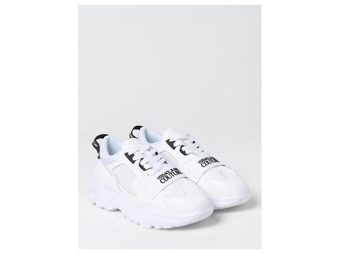 Sneakers Versace Speedtrack Bianche - vista 5
