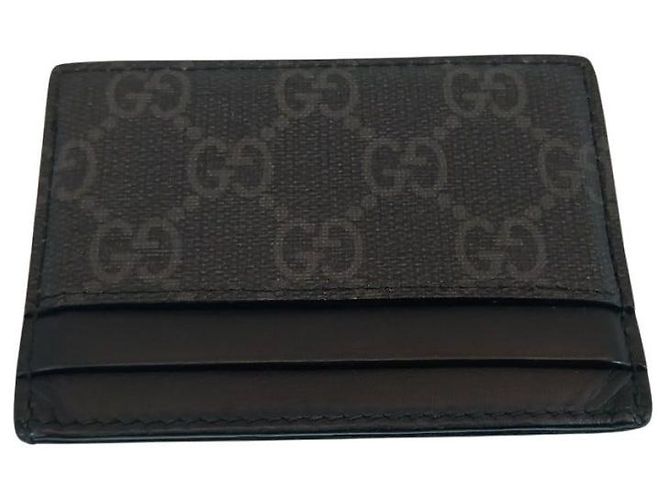 Gucci Kartenetui mit King Snake-Print Schwarz - Ansicht 3
