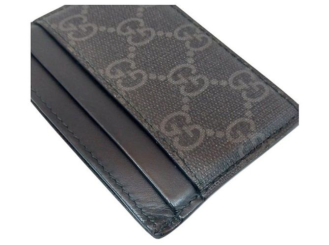 Gucci Kartenetui mit King Snake-Print Schwarz - Ansicht 6