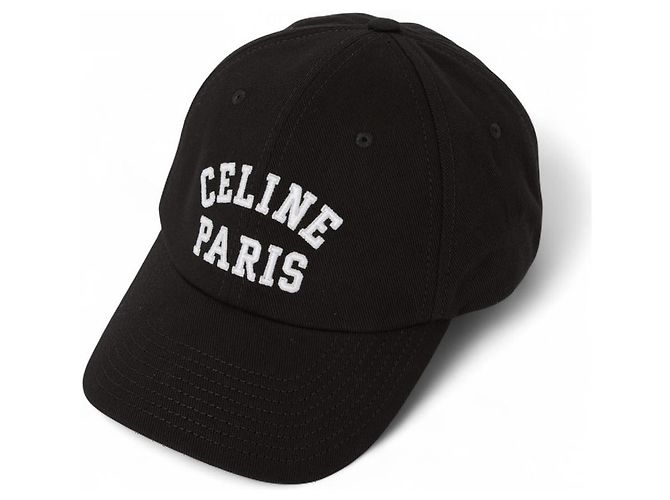 Cappellino in cotone nero Céline - vista 2